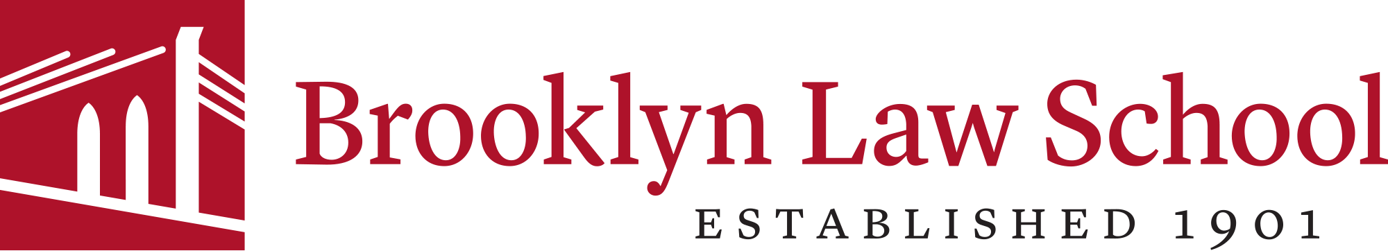 Brooklyn Law School red logo
